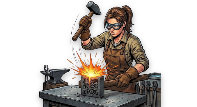 Forge à QR code
